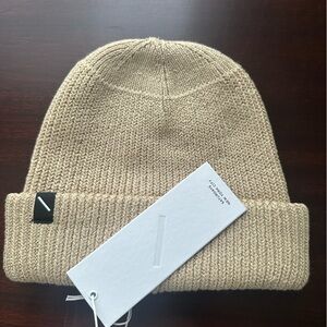 -Saturdays in New York City Tan Knit Beanie NWT